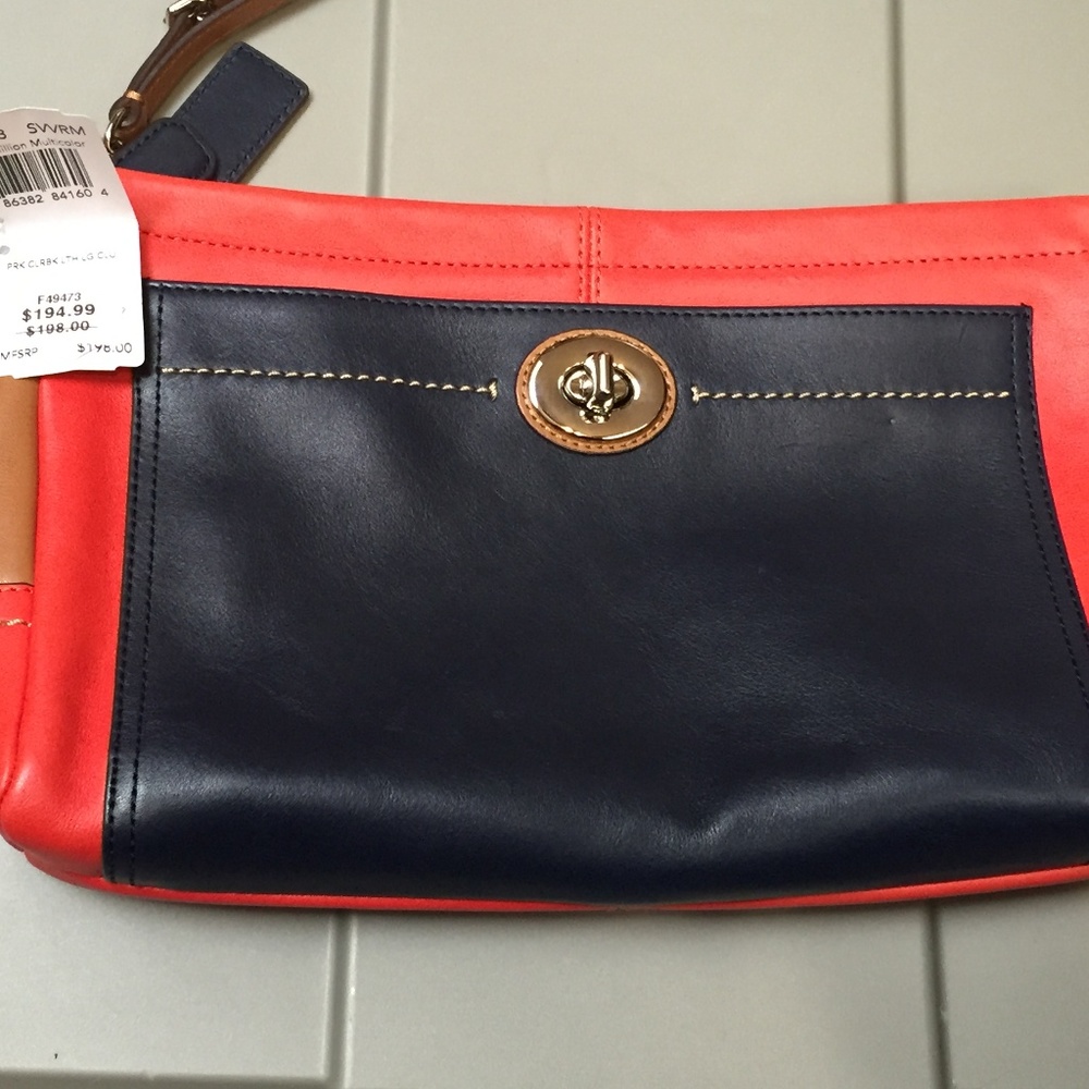 NWT Small Multi-Colored Coach Handbag - Picture 2 of 5